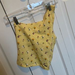 hollister one shoulder tank top (size xs)